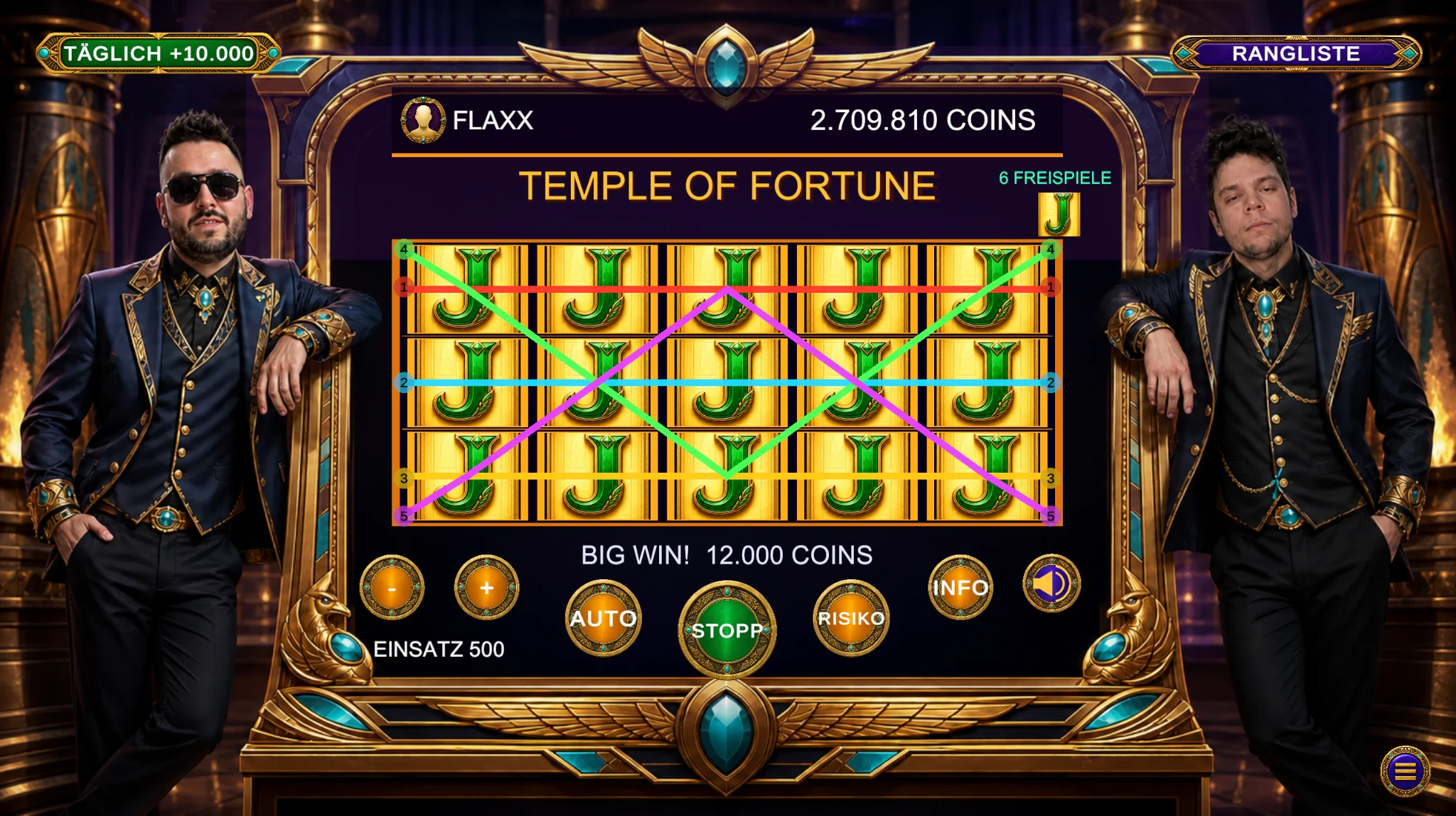 Temple of Fortune Gameplay
